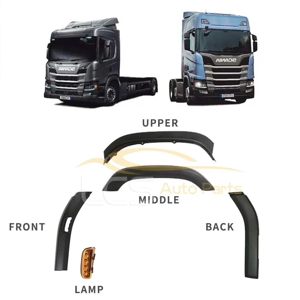 Cab Front Dropwing End Panel Mudguard For SCANIA G P S R Wheel Brow 2297985 2297986 2297995 2297996 2297991 2297992