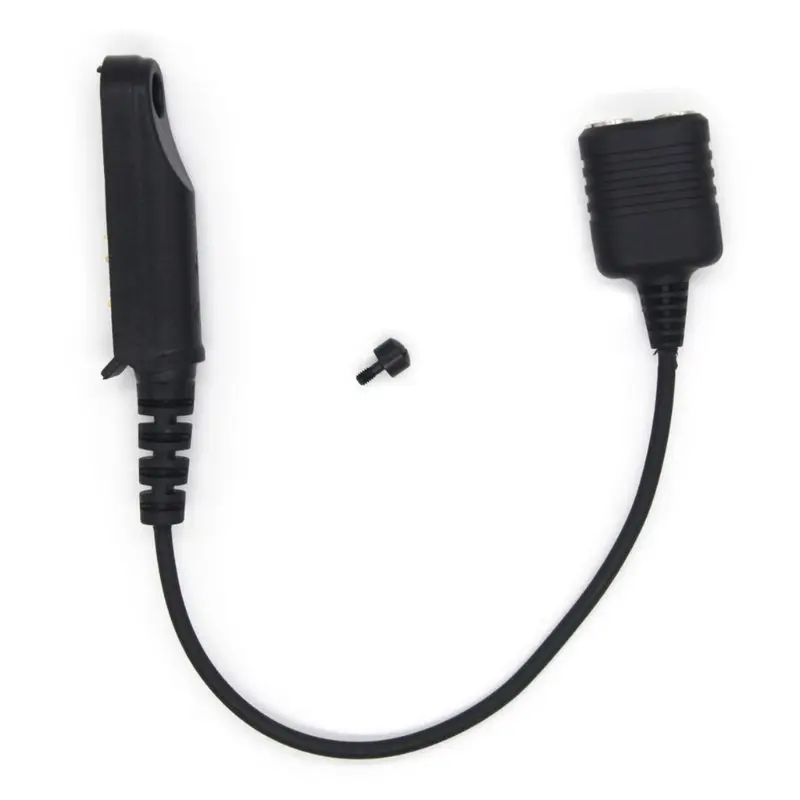 Baofeng-Adaptador de audio BF-A58 BF9700 UV9R Plus, conector UV-XR UV9RPRO, interruptor de interfono, enchufe K, 2 pines