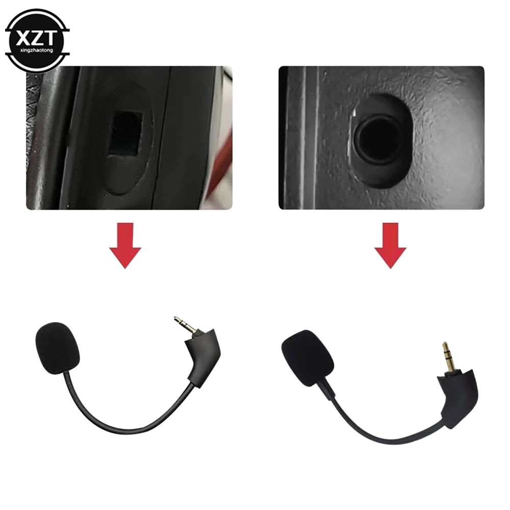 Replacement For Kingston HyperX Cloud Mix Headsets 3.5mm Jack Microphone Mic Booms With Noise Cancelling Detachable Foam Cover
