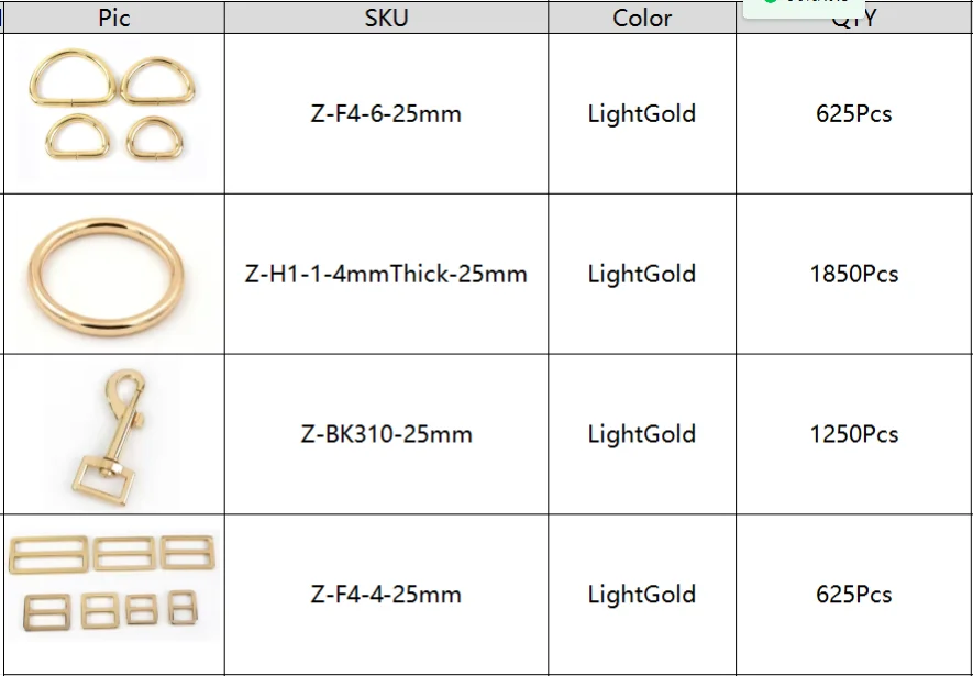 

Metal Buckles for Ae494589 User