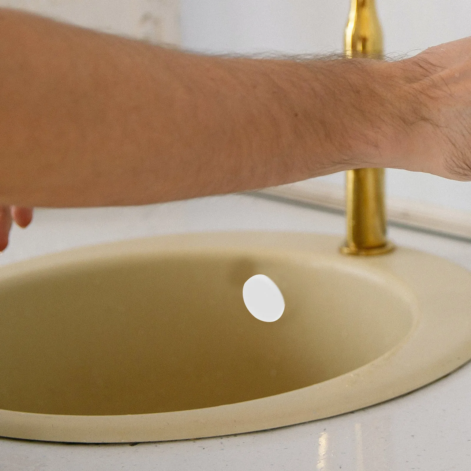 

20Pcs Silicone Overflow Drain Caps Round Bathroom Sink Plug Washbasin Overflow Cover Stopper Leak Prevention Washbasin Stoppers