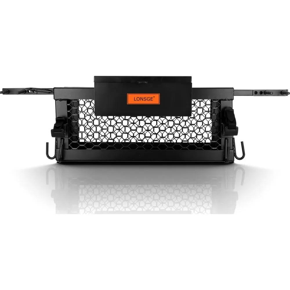 

Сверхмощная корзина для трактора, универсальные аксессуары для ящиков для инструментов для трактора, крепление корзины 24x10x10 дюймов подходит для большинства