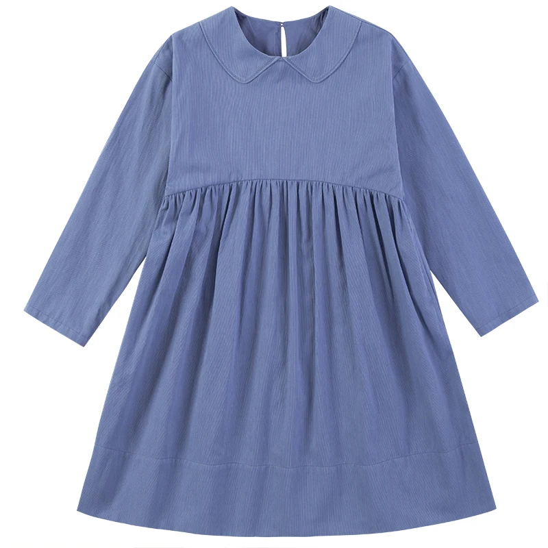 Vêtements en pur coton rose doux pour enfants, chemise à col document, robe d'anniversaire, vêtements pour filles, vêtements pour abonnés, début du printemps, nouveaux produits, 2024