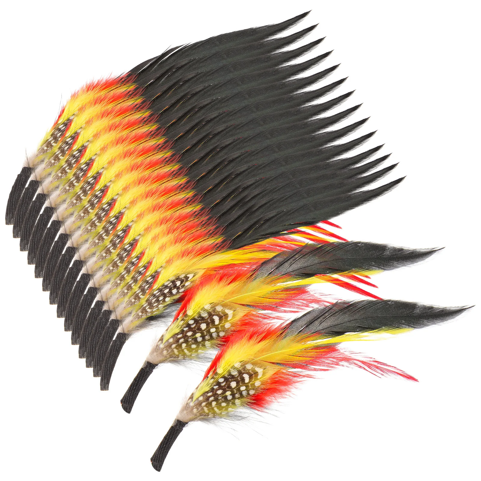 

20Pcs Ornaments Bright Color Plumes for DIY Crafts Wedding Home Decor Floral Arrangement Plumes for Crafts