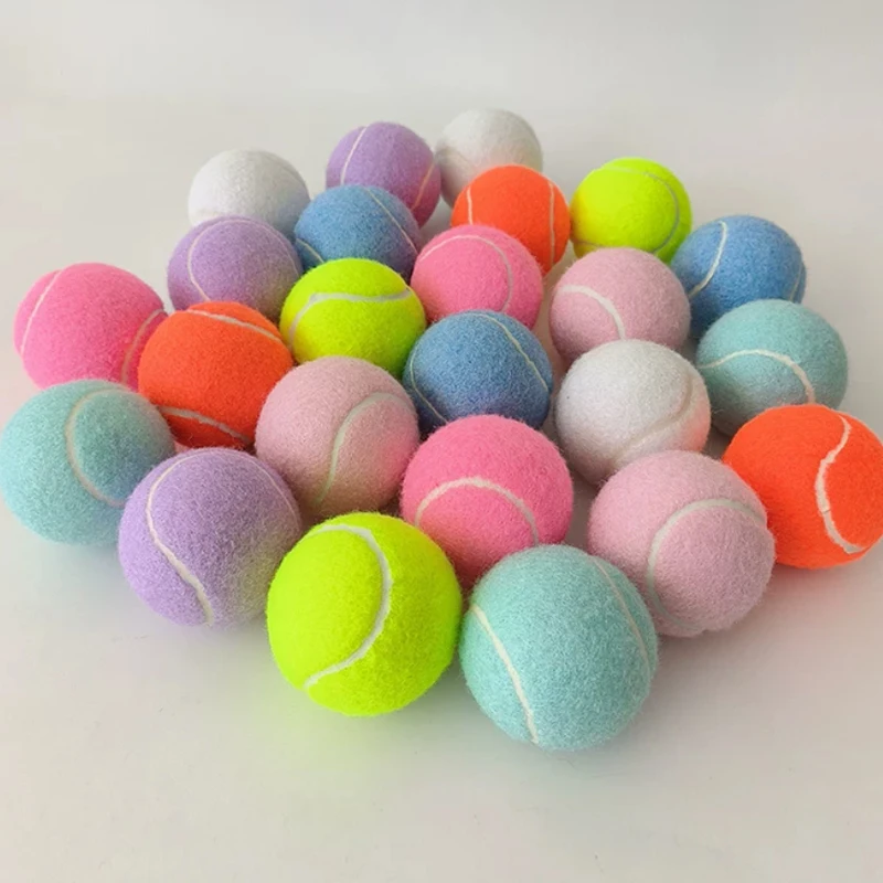 

Custom Printed Pet Supplies Tennis Balls For Spout Dog Training Playing Outside Walk Ball