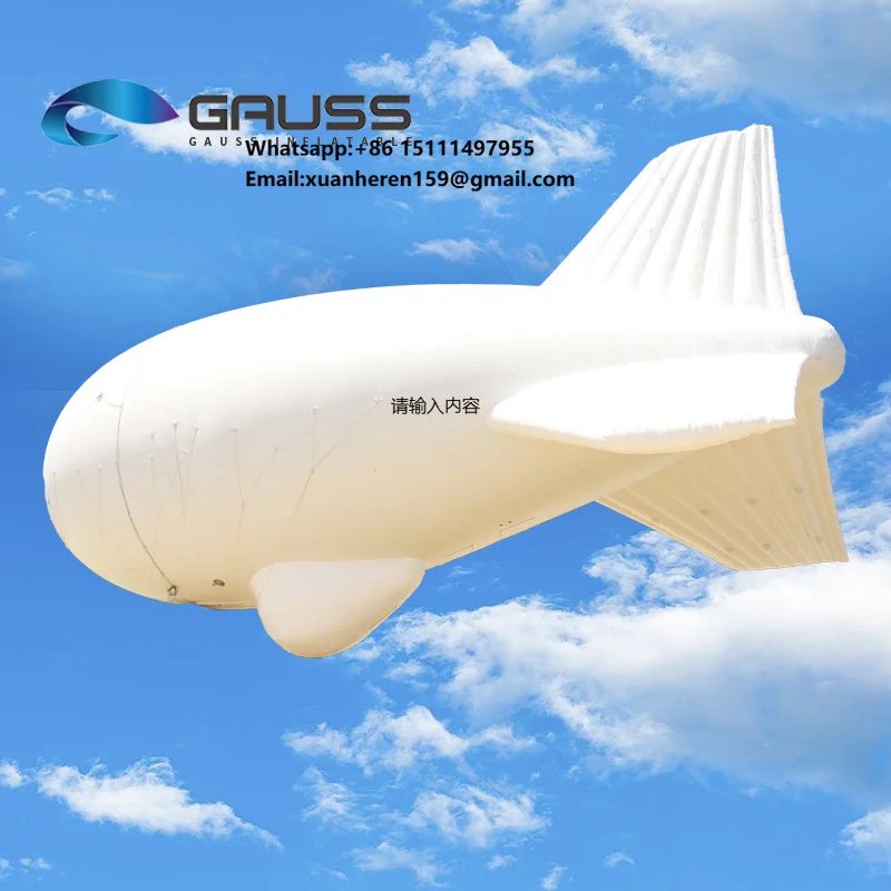 

Large Aerostat Inflatable Advertising Airship Custom Blimp Air Dancer for Outdoor Promo, Event Marketing, Aerial Ads