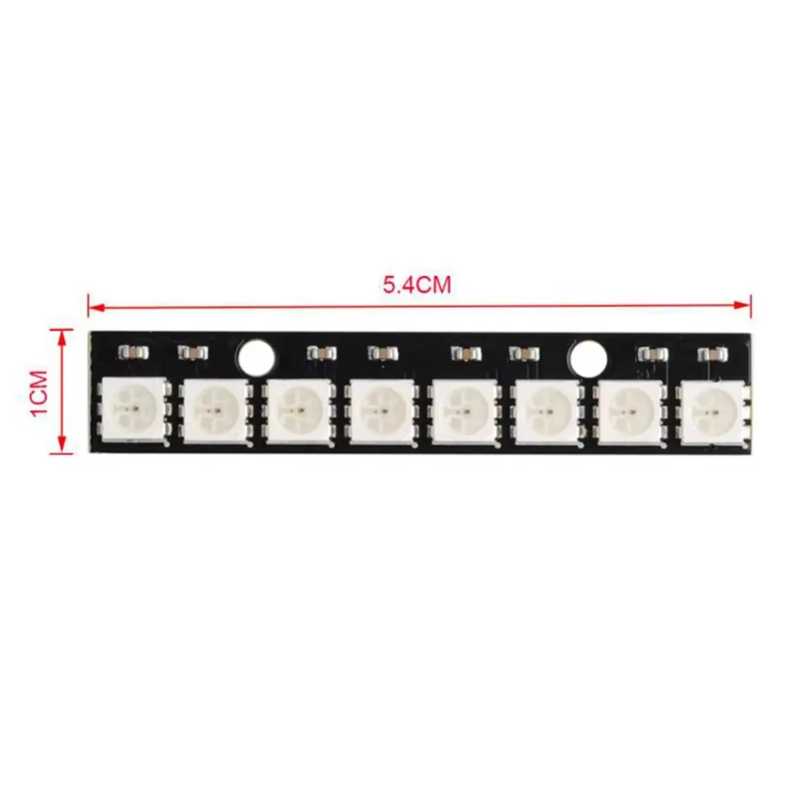 WS2812 5050 RGB LED Strip 8Bits Full Color Development Board with Reverse Connect Protection for DIY Lighting