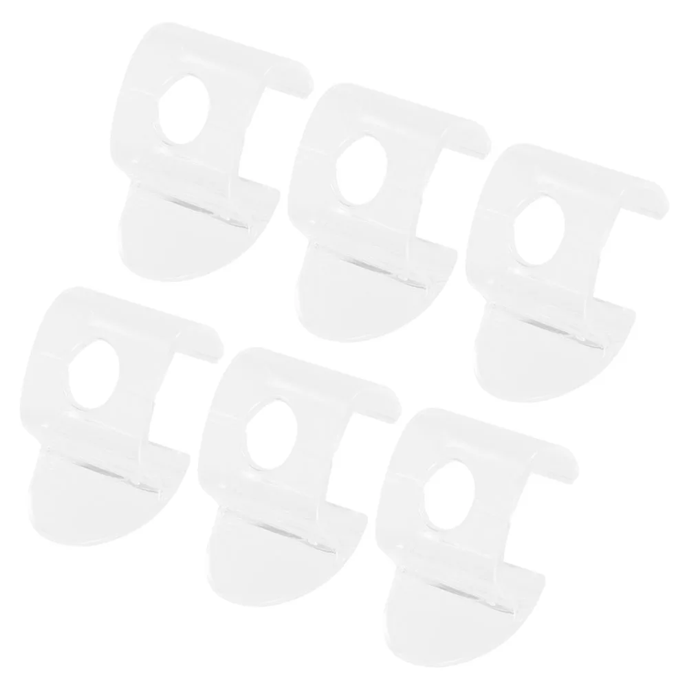 

6 Pcs Shade Blind Handle Curtains Cellular Plastic Cordless Roller Operating Handles