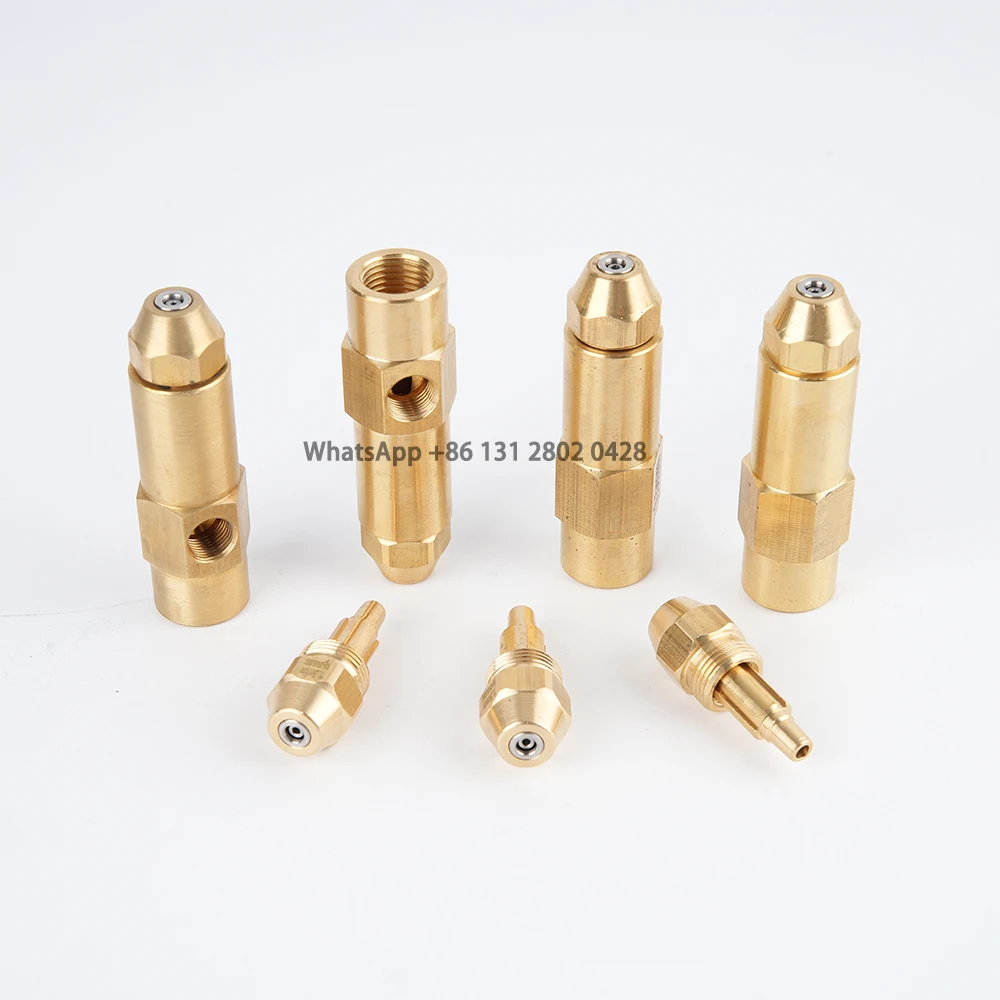 Stainless Steel Waste Oil Burner Nozzle, Siphon Air Atomizing Nozzle, Air Atomizer Spray Nozzle, Low Price