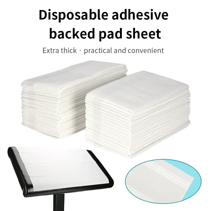 

20pcs Tattoo Disposable Adhesive Backed Pad Sheet Workbench Waterproof Clean Hygienic Tabletop Pad Non-woven Fabric 60*40cm