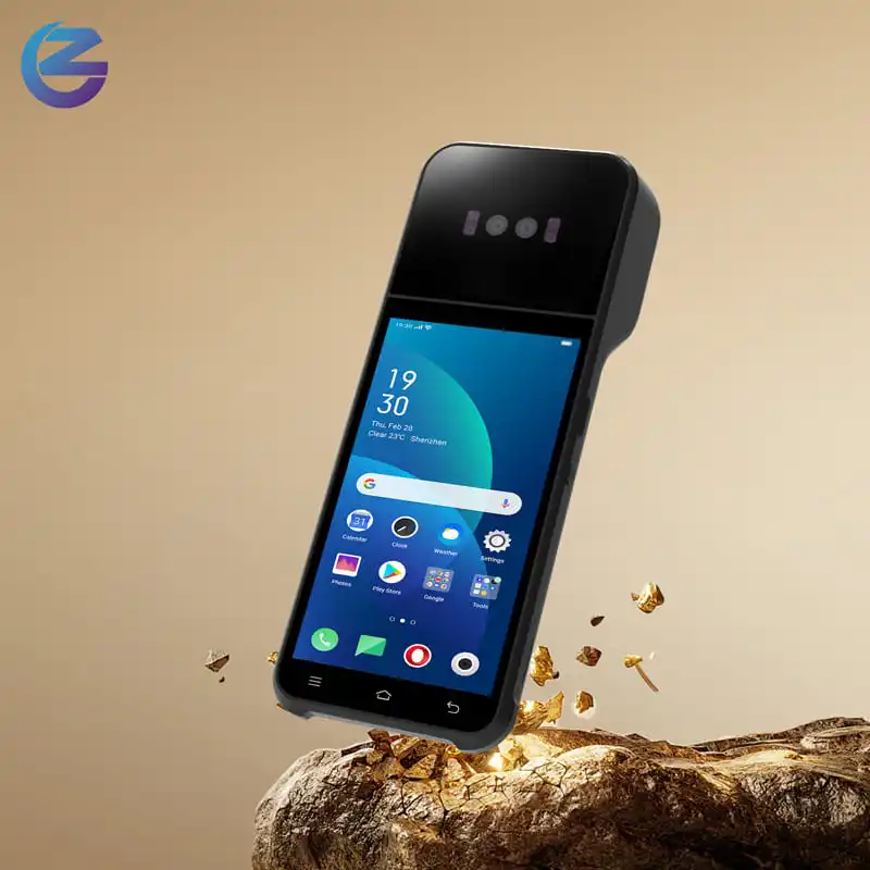 Android 13 Mobile POS for Delivery Services Palm Vein Driver Verification and Payment