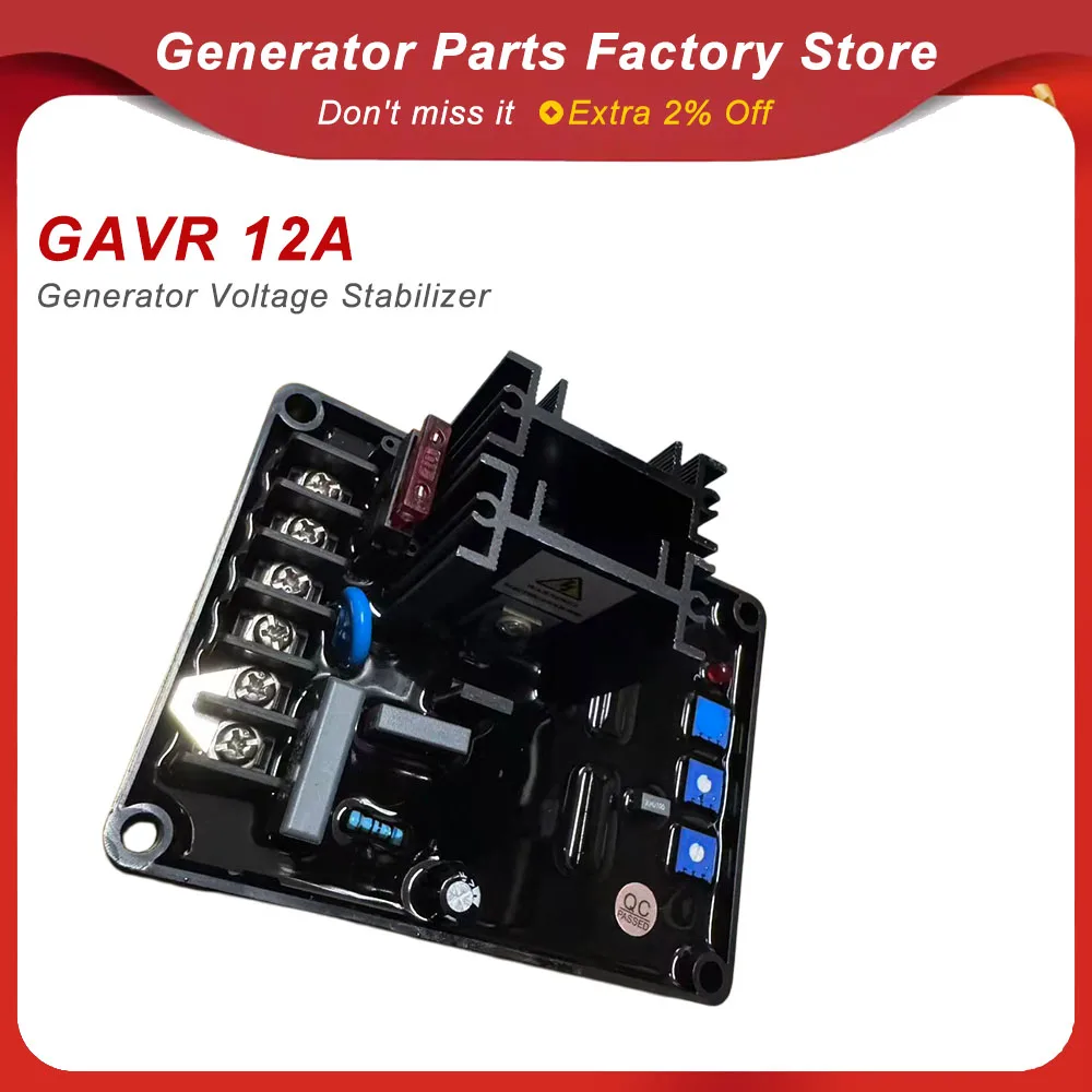 BLACK GAVR 12A Generator Voltage Stabilizer Avr Power Diesel Brushless Generator Parts