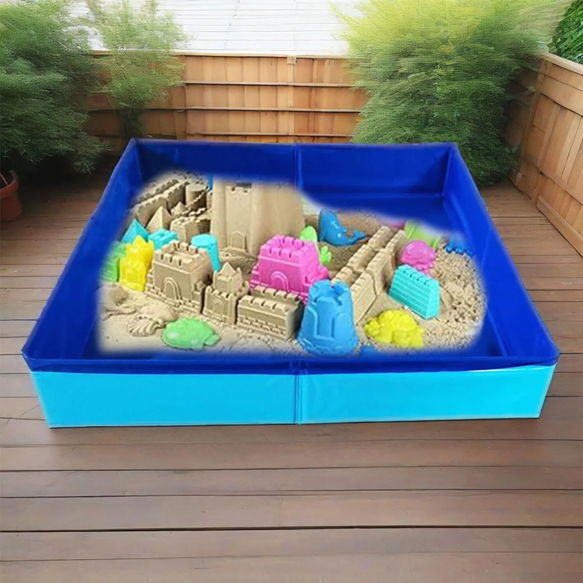 ของเล่นชายหาด ของเล่นทรายสำหรับเด็ก ของขวัญสำหรับเด็กชายและเด็กหญิงในวันคริสต์มาสและวันเกิด เกมกลางแจ้งสำหรับเด็ก ของเล่นกล่องทราย โต๊ะทราย