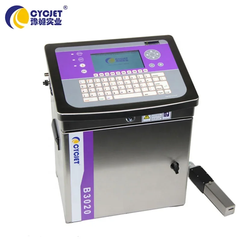 CYCJET B3020 Continuous Inkjet Printer/small character inkjet printer Expiry Date Coding Machine/32 dot-matrix Printing