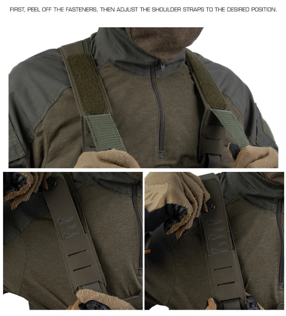Taktische Brusttasche mit Modularem, Skalierbarem MOLLE-Frontpanel, Atmungsaktive HX-Weste für Outdoor-Jagd und Airsoft – Detail 7