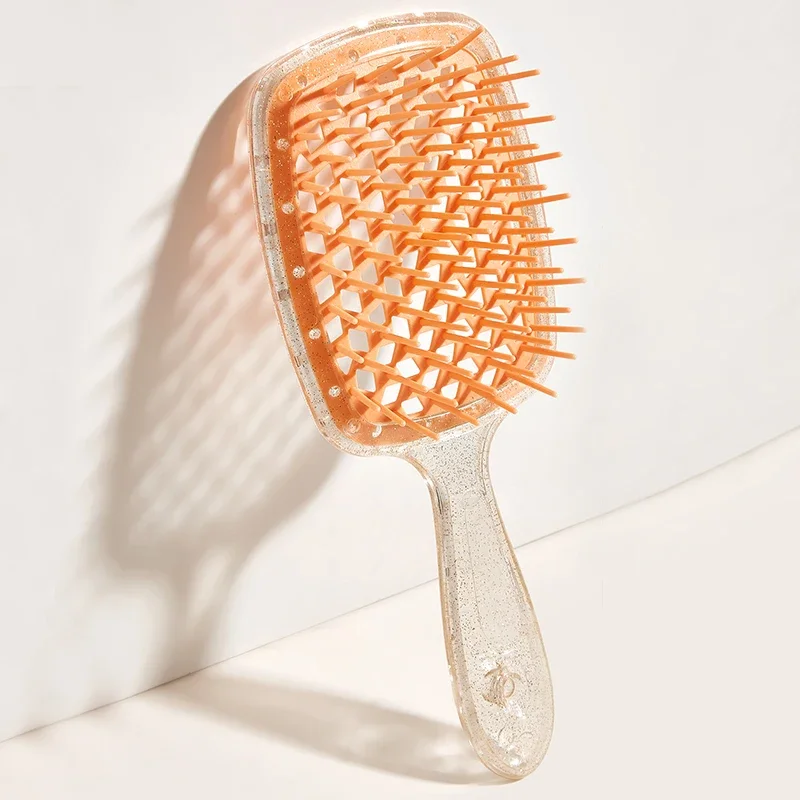 1 PCS Fluffy Air Cushion Scalp Massage Hair Brush Wide Teeth Hollow Combs Salon Women Styling Tool Hairdressing Supply