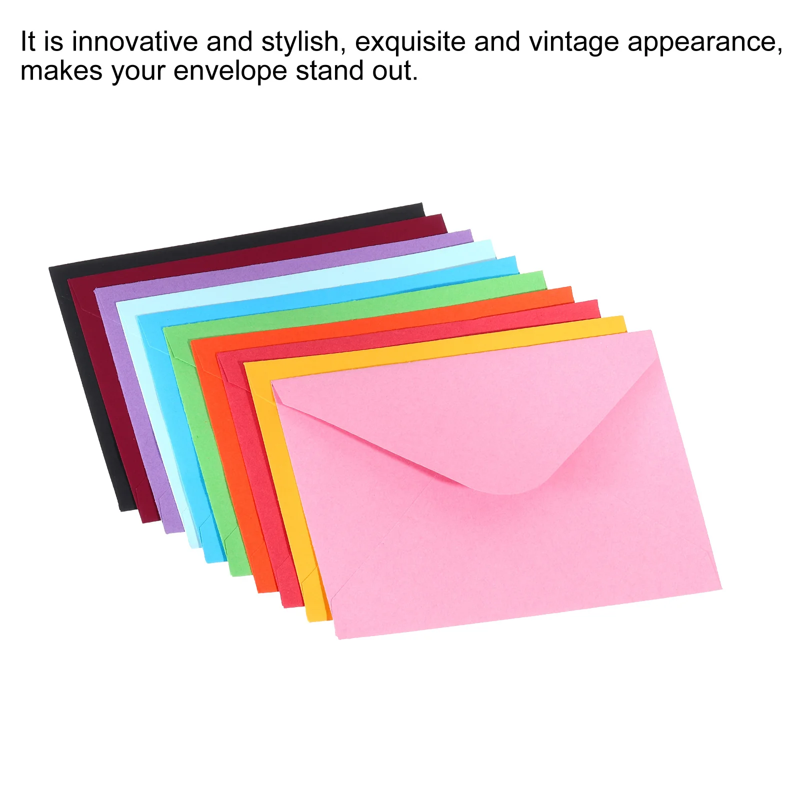 50Pcs Candy Color Blank Mini Paper Envelopes For Letter Wedding Party Invitation Greeting Cards Gift Business Cards Envelope