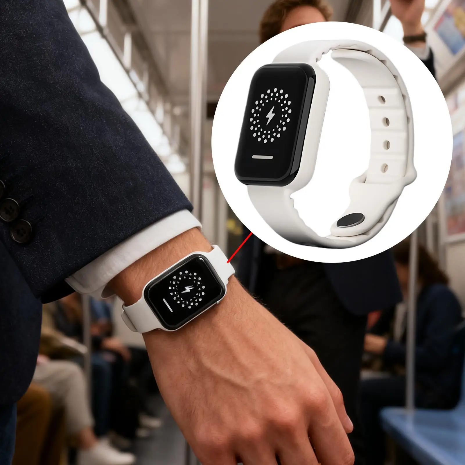 سوار الصدمات قابل للتعديل حجم سيليكون الشتاء إزالة كهرباء سوار للرجال النساء بنين بنات الشباب المراهقين الزوج الابن