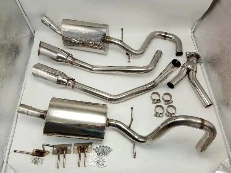 Exhaust Catback Fit For Ford Mustang 99-04 Dual Catback Exhaust V6 Only 4" Tips OD