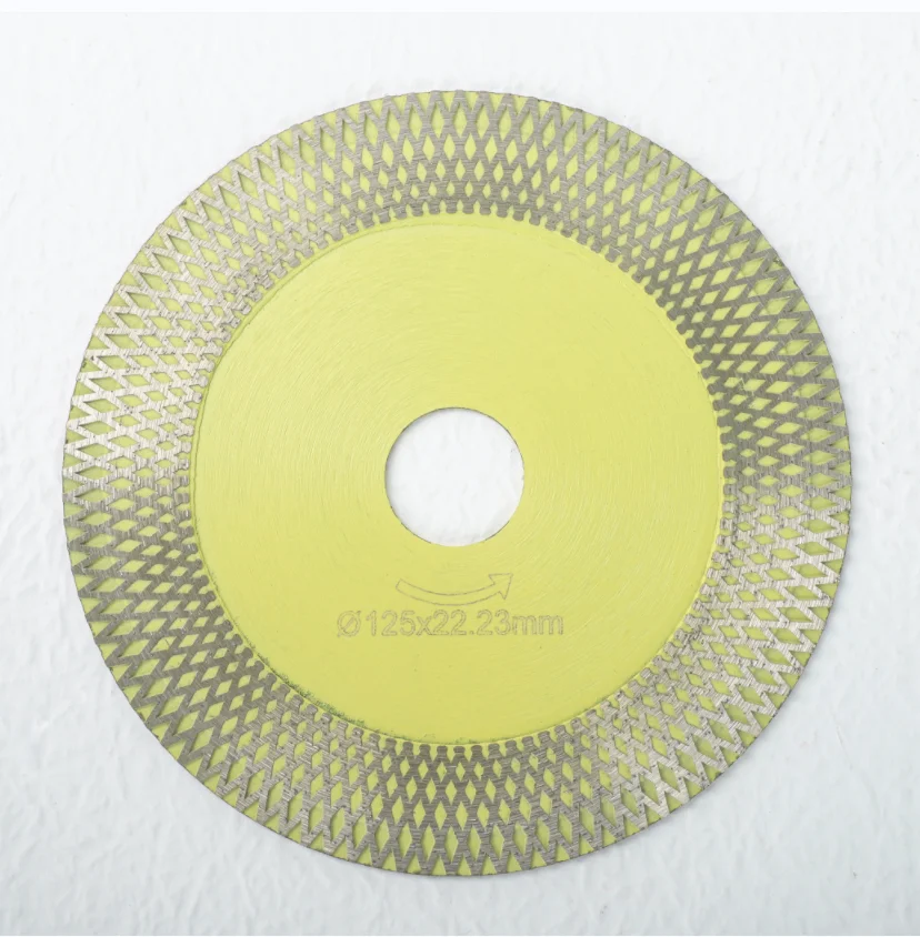 

5'' 125mm Diamond Cutting Disc Ceramic Tile Porcelain Marble Circular Saw Blade For Angle Grinder