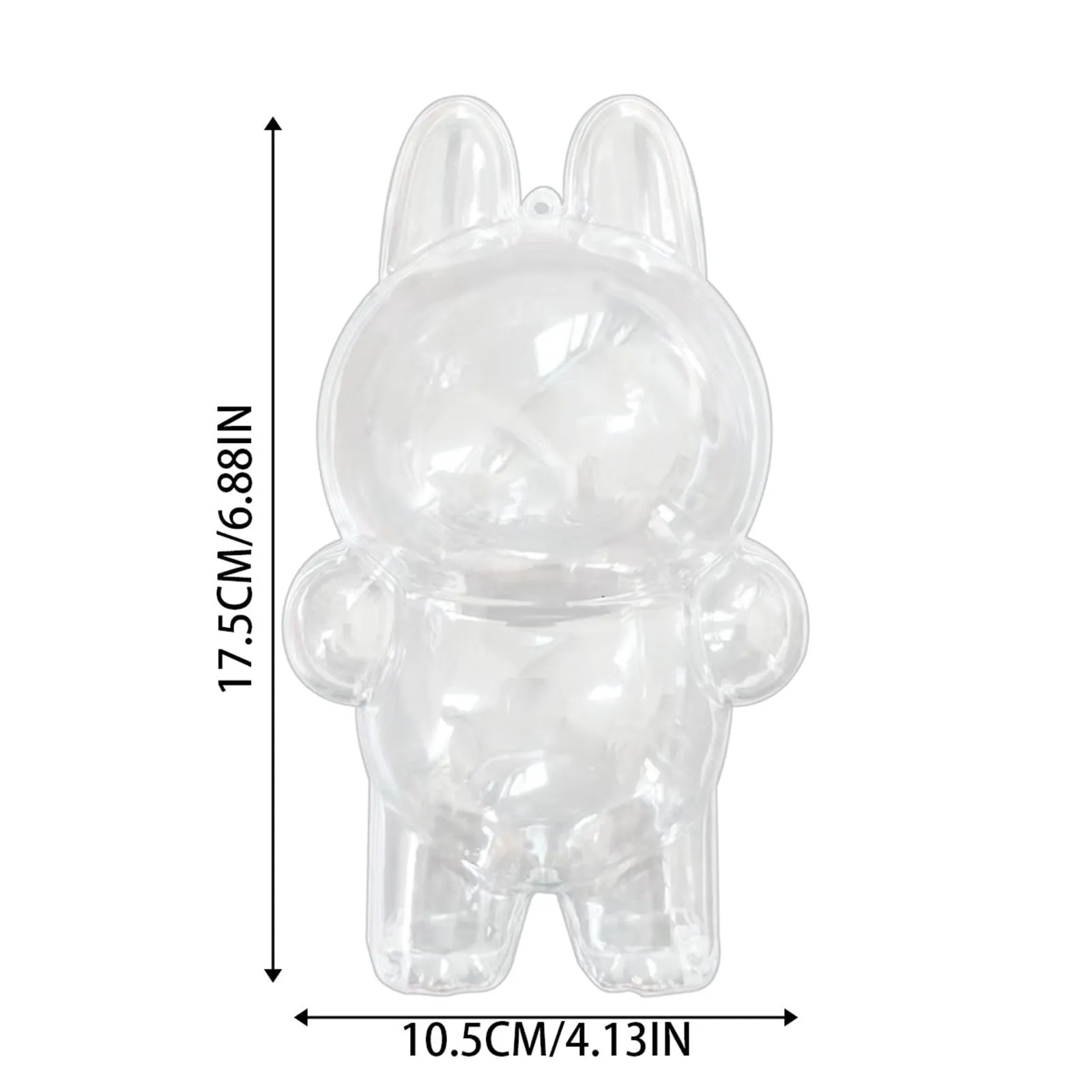 ل Labubu غطاء حماية شفاف الوحش اللعب صندوق تخزين قزم بلوشي غطاء عرض للجلوس الدائمة إكسسوارات دمي