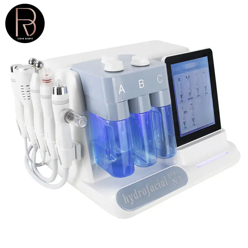 Lesen beauty 6 IN 1 Hidrifacial Beauty Machine Hydro Dermabrasion Aqua Peeling Facial Device Cosmetology Machines skin care beau