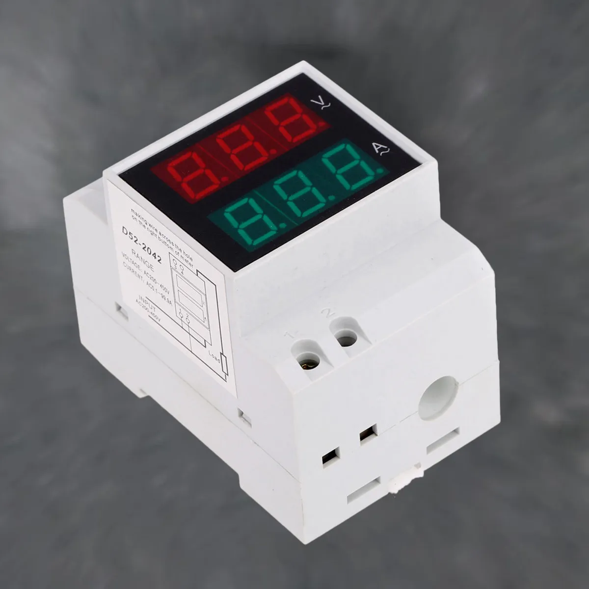 

Измеритель напряжения, тока и мощности на DIN-рейку 80-300В 100А, высокоточный, с LED-дисплеем для отслеживания потребления электроэнергии