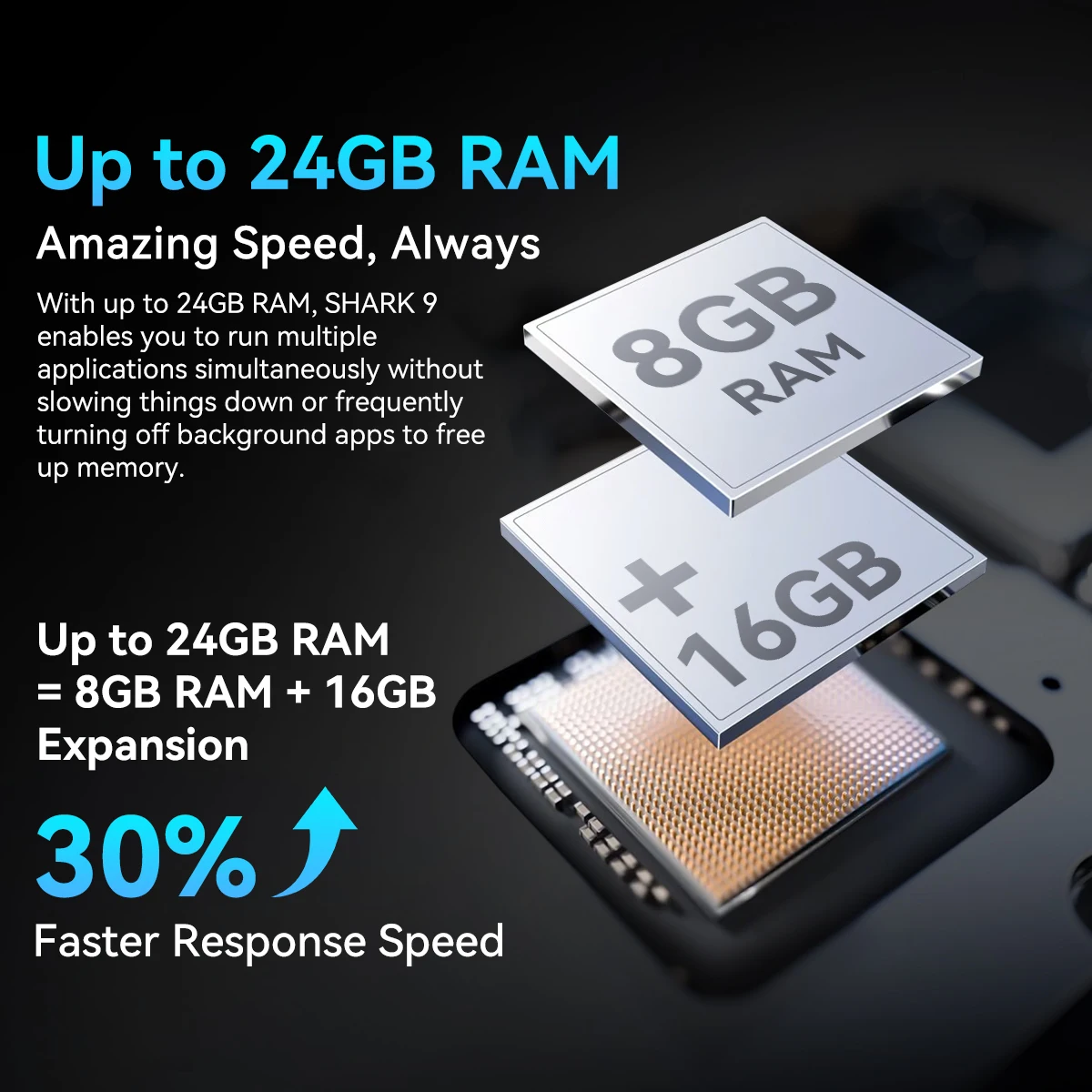 هاتف Blackview SHARK 9 5G الذكي Unisoc T820، 8 جيجابايت + 256 جيجابايت، شاشة 6.67 بوصة HD + 90 هرتز NFC 50 ميجابكسل AI كاميرا رئيسية أندرويد 14 هاتف محمول