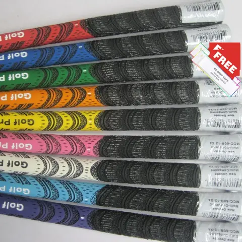 ฟรีเทป 13 PS Man MCc กอล์ฟพัตเตอร์ Grip เหล็กไม้ยางมาตรฐาน/ขนาดกลาง Multicompound Golf Club Grip เส้นด้ายฝ้าย Golf Grip Kit