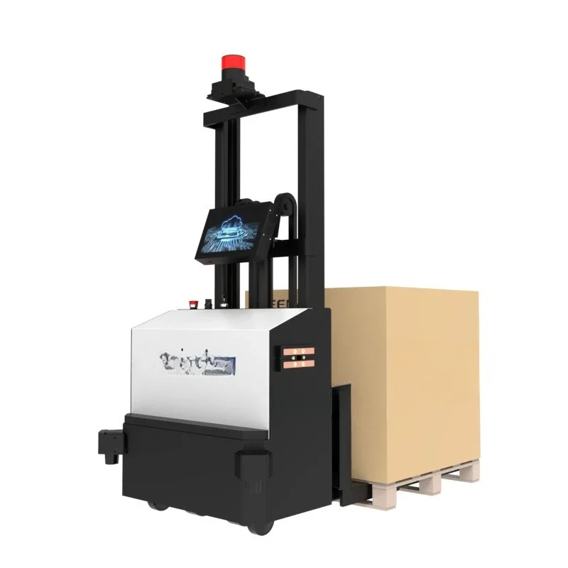 Autonomous navigation unmanned mini forklift 500kg loading and unloading stacking electric stacker