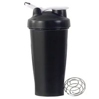 Shaker à protéines Portable de 600ml, bouteille de Fitness avec fouet à fil, balle pour les amateurs de Fitness, les athlètes, parfait pour la salle de sport en plein air, 1 pièce 5