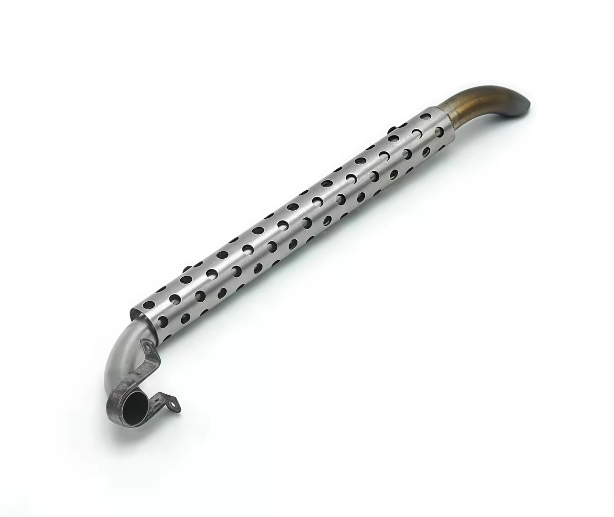 Metal Simulation Exhaust Pipe Tail‑Pipe For 1/8 1/10 RC Car KM3 Short‑Course F150 TRX‑4 YK RGT Crawler Upgrade Parts view 2