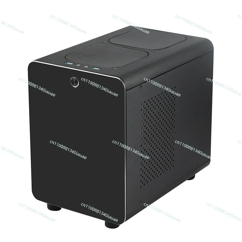 Q1 Colorful All-aluminum Alloy Water-cooled ITX Mini Desktop Computer Small Chassis