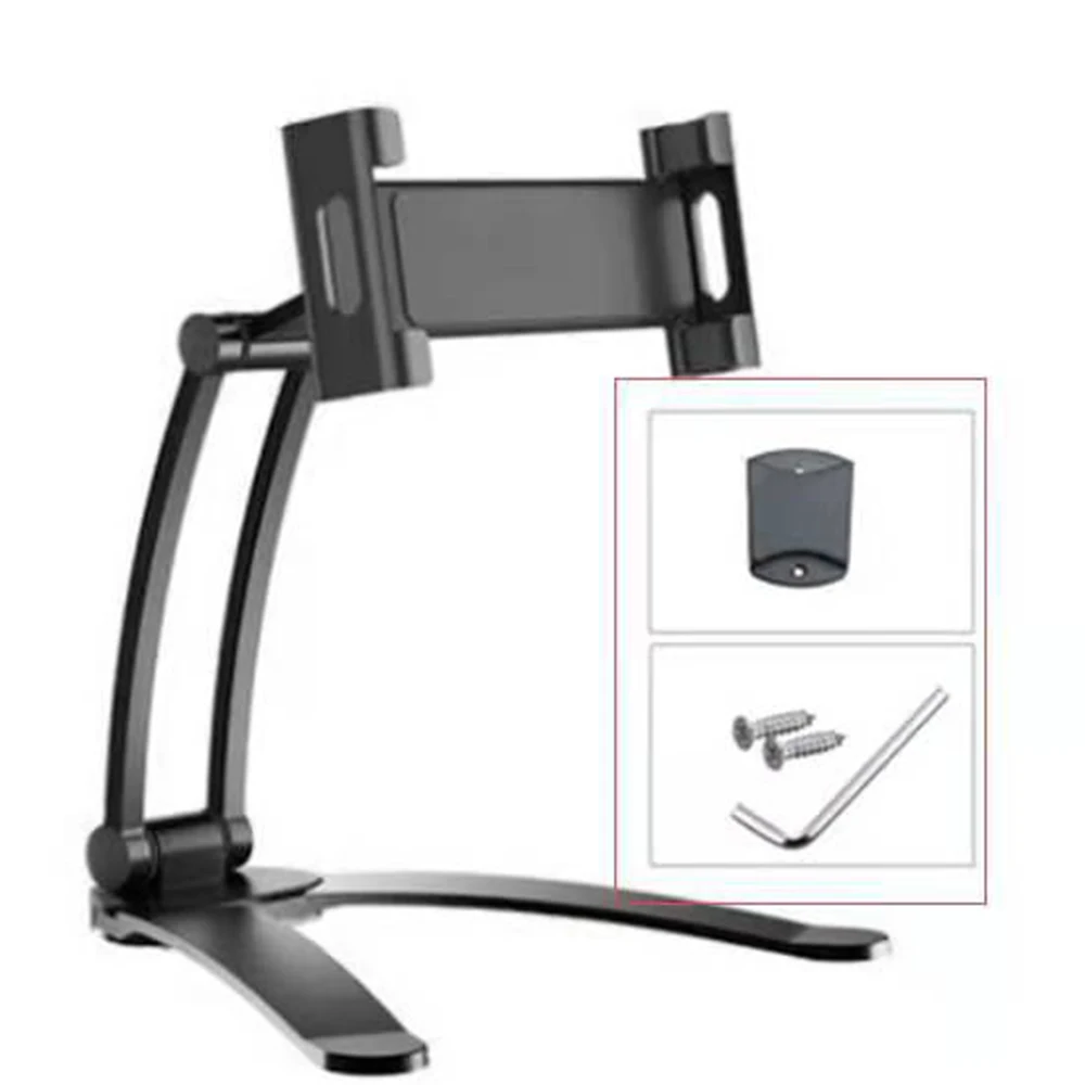 Phone Tablet Stand holder table desk Aluminum Wall Mount Holder Support Foldable Bracket for 5-10 inches Smartphone Ipad Kindle