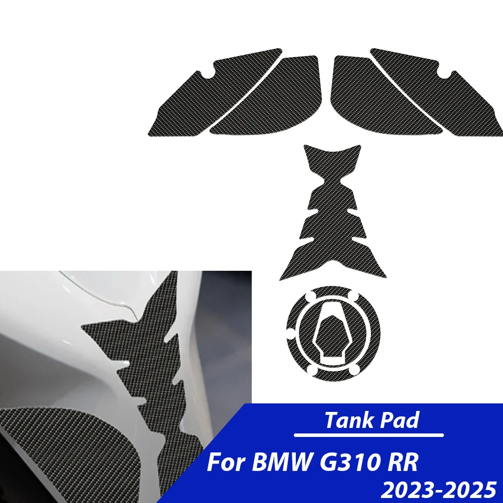 Motorrad Anti Slip Heizöl Tank Pad Seite Knie Grip Aufkleber Schutz Aufkleber Pads Für BMW G310 RR 2023 2024 2025G 310RR