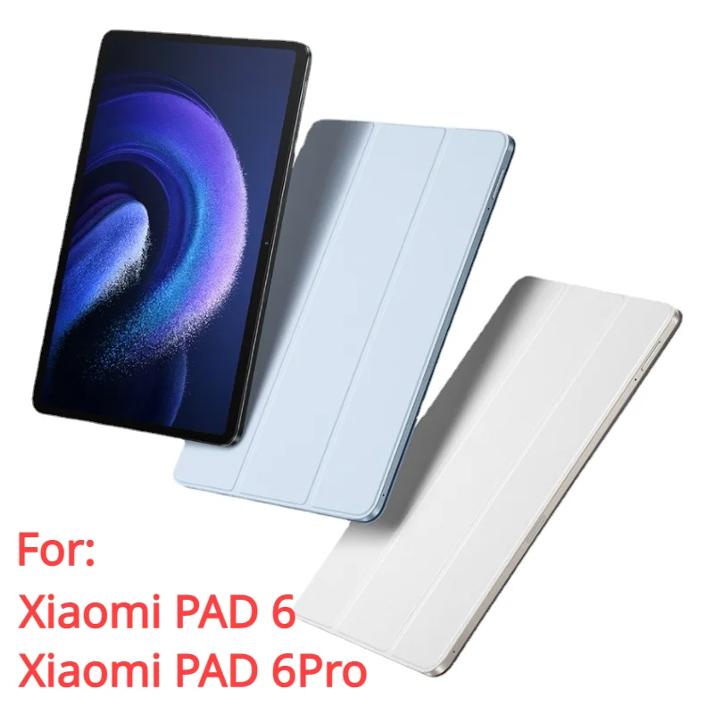 

For New Xiaomi Pad 6 Series Case Xiaomi Pad 6 Pro Leather Flap Smart Awakening Adsorption Protective Case Original Xiaomi