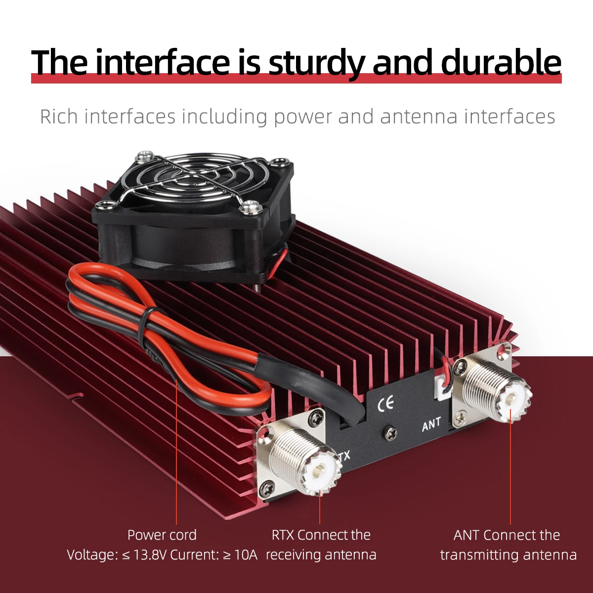 المحمول CB راديو مكبر كهربائي 3-30 ميجا هرتز وحدة FM AM CW SSB KSUN CB-P200 HF مكبر للصوت 12-14 فولت 14-20A 50 واط دعم #5