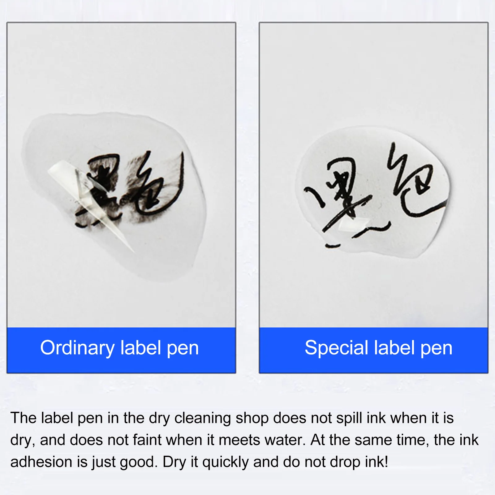 

5 шт., маркеры для стирки, черная ручка для маркировки, перманентная ручка для одежды, обуви, рубашки, водонепроницаемые чернильные этикетки для стирки, ручки