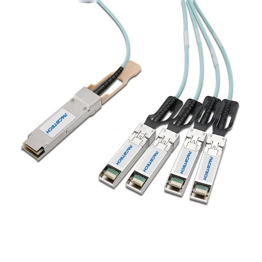 100G QSF28 TO 4SFP28 AOC 7M Active Optical Cable Compatible with normal brand