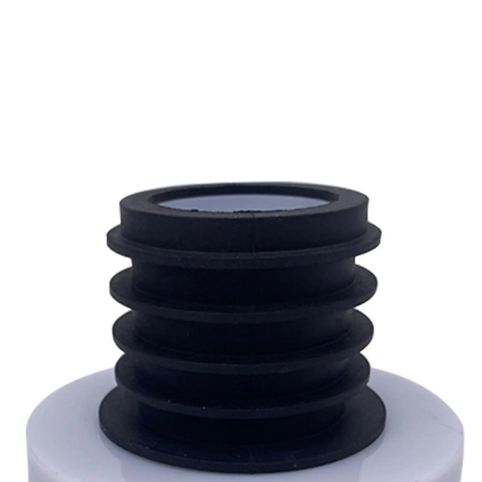 Practical Toilet Flange Sealing Ring Pp Black Urinal Gasket Bathroom Drain Seal for Long Lasting Performance