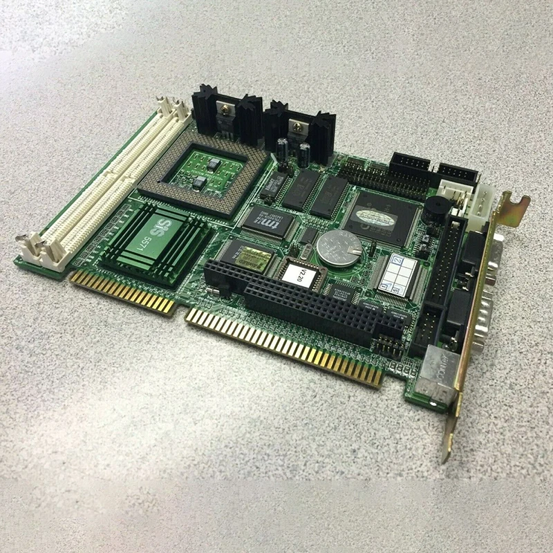 For Advantech Industrial Control Panel Half Length Work Control Motherboard PCA-6153 Rev.B1