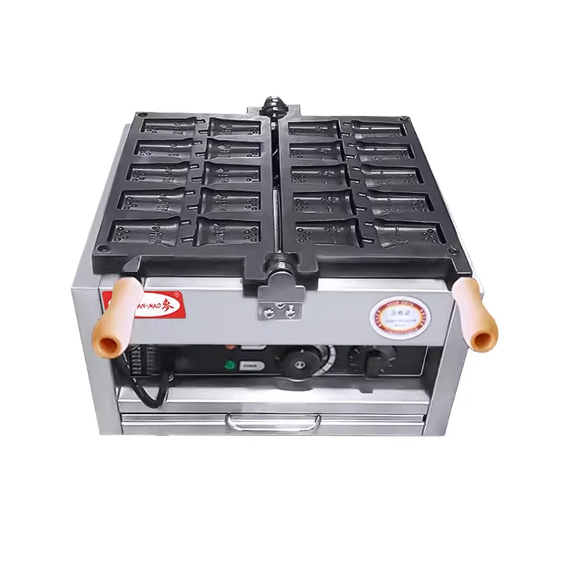 110V 220V Electric Milk Tea Shape Waffle Baker Making Machine 10 pcs Stainless Steel Bubble Tea Cup Cake Maker Snack Shop Use