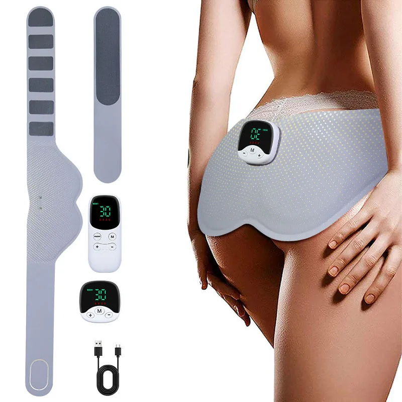 EMS Lazy Butt Lifting Patch Shaping Sculpting Peach Butt Training Abdominal Crunch Machine Foldable 10 Modes 30 Levels