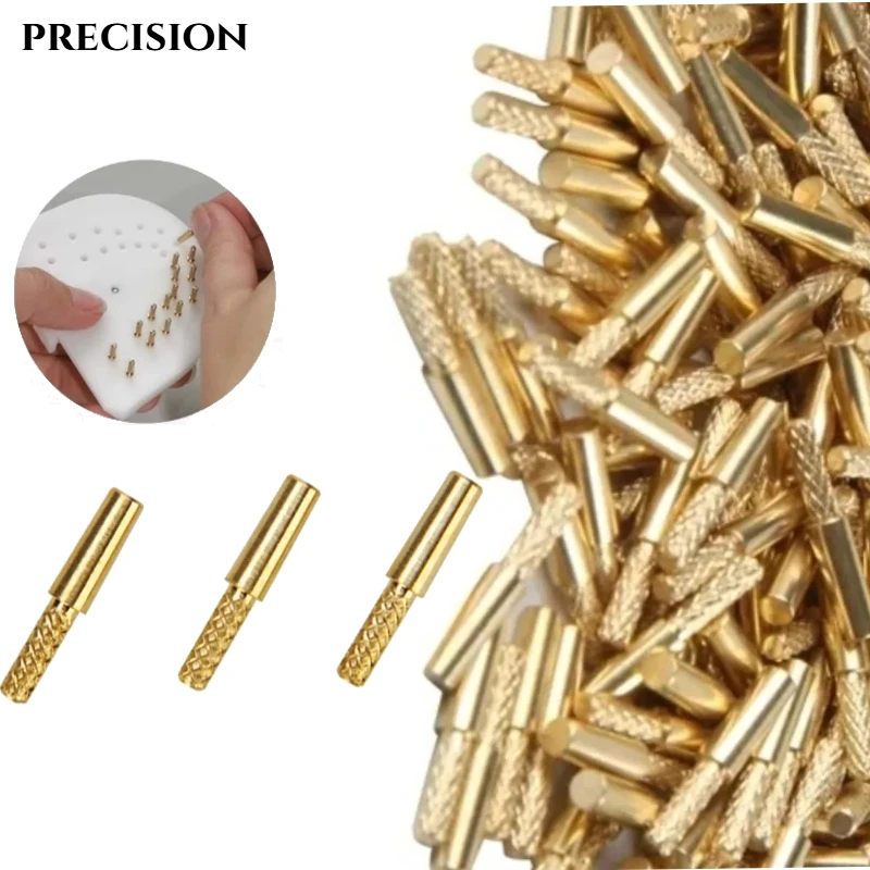 

1000 PCS Dental Lab Pure Copper Pin Copper Nail Used on Pindex Plastic Board Pin Diamter 12mm 14mm Carbide Drill for Pin