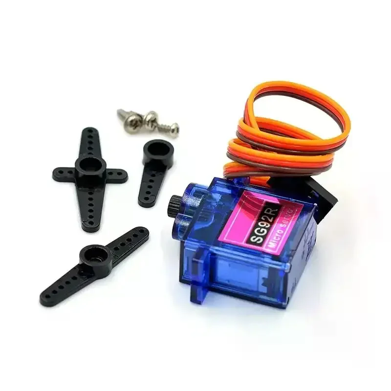 2.5kg.cm mini micro analógico 180/270/360 graus rc carro servo sg92r 9g motor servos para robô avião aeronave helicóptero 9g sg 92
