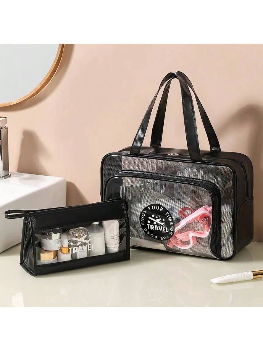 

Toiletry Bag for Women Clear Travel Toiletry Bag Travel Makeup Bag Hanging Toiletry Bag for Men Toiletry Bags for Traveling Wome