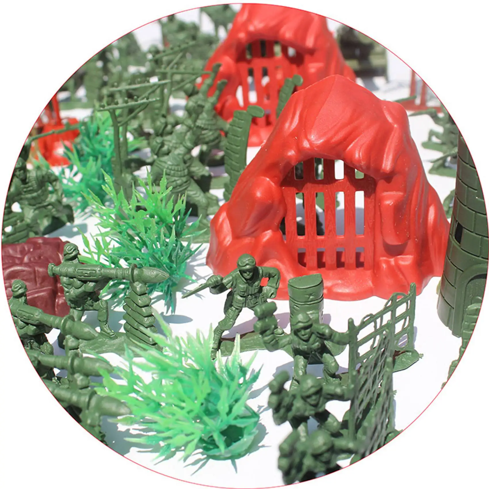 

JY-140Pcs/Set Scale Mini Soldier Figures Set Soldiers Action Figures Sand Table Accessories Gift Model For Children