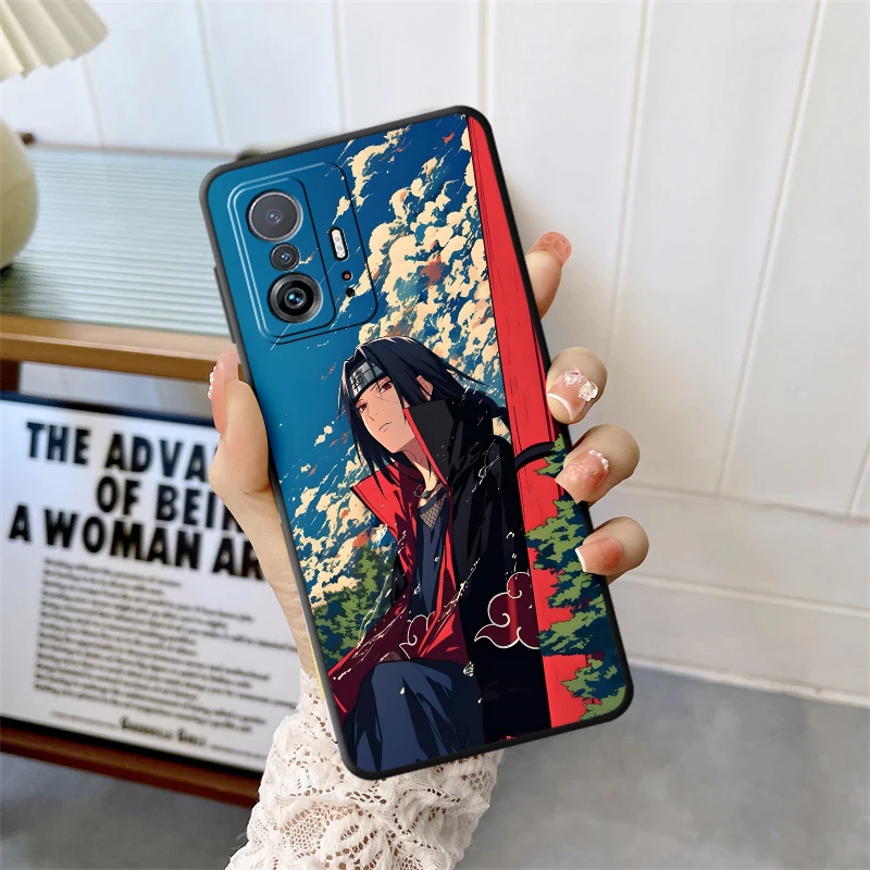 حافظة لهاتف Xiaomi Mi 11 12 13 Lite 12X 13 14 15 Pro 10T 11T 12T Pro Cool Sasuke Shuimen