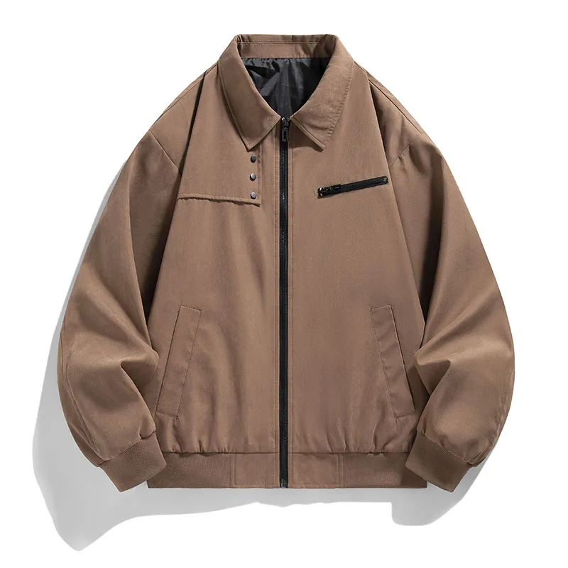 

Весенне-осенняя новинка: куртка-рубашка унисекс в американском стиле, свободного кроя, для работы и повседневной носки, в стиле ретро, для мотоциклистов