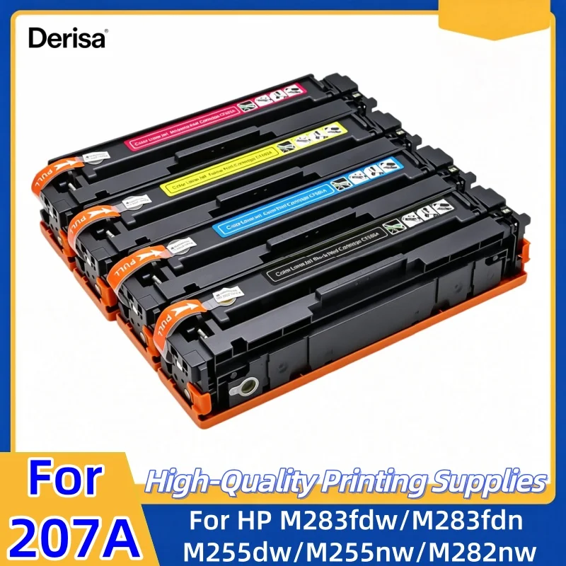 207A Compatible for HP 207a Toner Cartridge M283fdw M283fdn M255dw M255nw M282nw CF207A W2210A Printer toner cartridge with chip